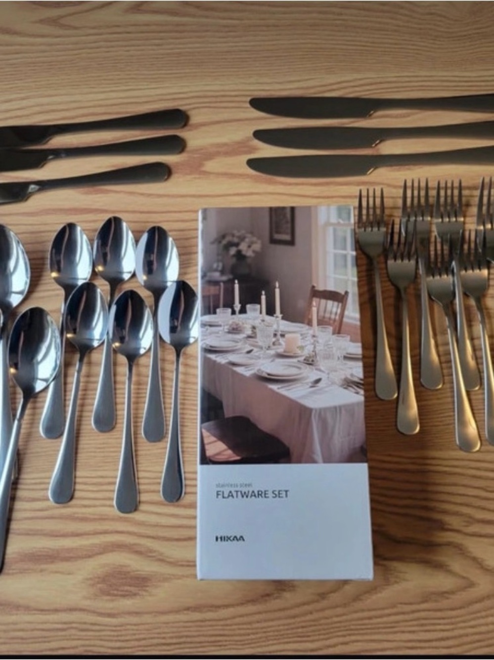 Hikaa premium stainless utensils -dishwasher safe